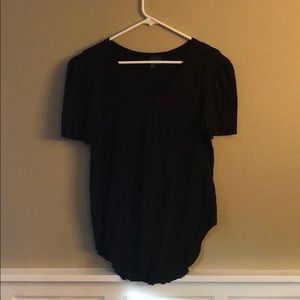 Anthro Black Tee